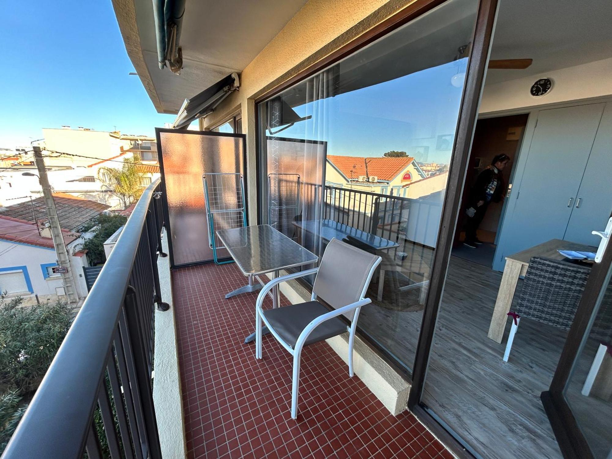 Charmant Studio 20 M De La Plage Canet-en-Roussillon Buitenkant foto
